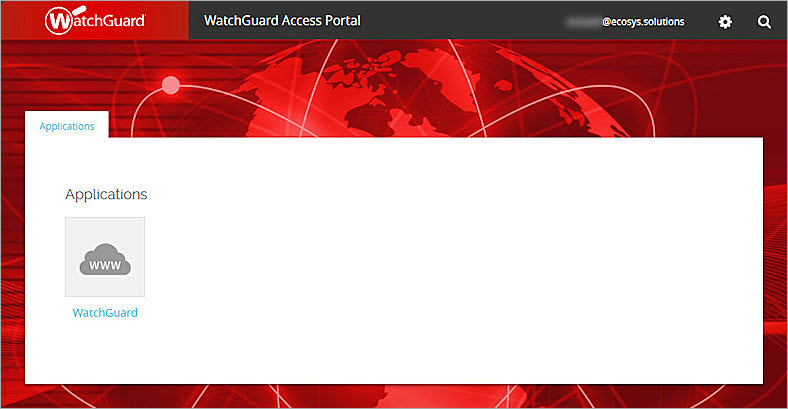 Screenshot of Access Portal, Integration test 5